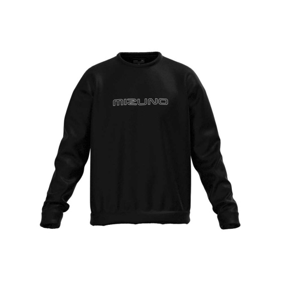 MIZUNO Athletics Graphic Crew / Black /