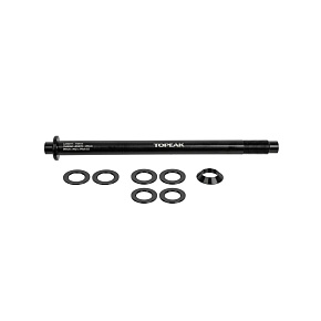 TOPEAK osa k nosiči Zi:RAK Thru-Axle 12x1.0 mm TOPEAK osa k nosiči Zi:RAK Thru-Axle 12x1.0 mm