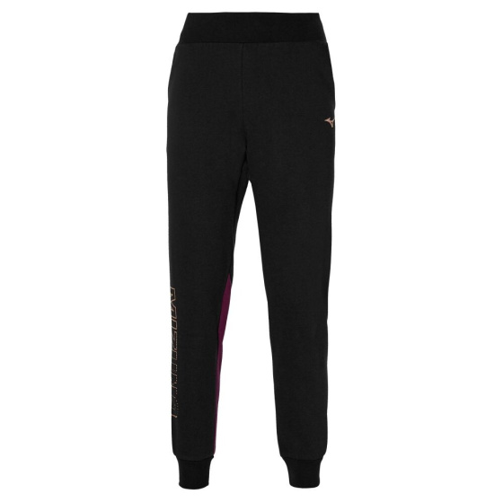 MIZUNO Mizuno Sweat pant / Black/Grape Wine