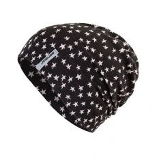 SENSOR ČEPICE MERINO IMPRESS černá/stars SENSOR ČEPICE MERINO IMPRESS černá/stars