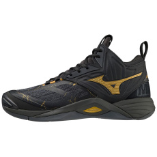 MIZUNO WAVE MOMENTUM 2 MID/BlkOyster/MPGold/IronGat MIZUNO WAVE MOMENTUM 2 MID/BlkOyster/MPGold/IronGat