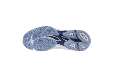 MIZUNO WAVE VOLTAGE 2(U) / White/BellwetherBlue/BelAirBlu /