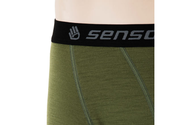 SENSOR MERINO ACTIVE pánské trenky safari green velikost