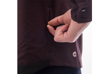 FT UNISEX RIDER LONG SLEEVE SHIRT WINE RED/BLACK velikost