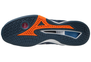 MIZUNO WAVE STEALTH NEO / Dark Denim / White  / Blue Jasper