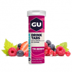 GU Hydration Drink Tabs 54 g Triberry 1 tuba (balení 8ks) Expirace 8/23