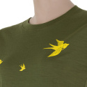 SENSOR MERINO ACTIVE PT SWALLOW dámské triko kr.rukáv safari green velikost