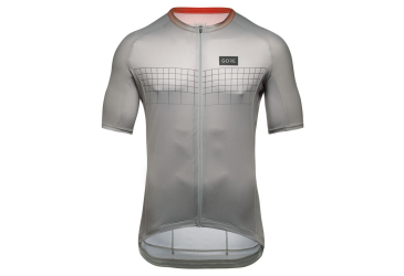 GORE Grid Fade Jersey 2.0 Mens lab gray/fireball L