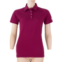 SENSOR MERINO ACTIVE polo dámské triko kr.rukáv lilla velikost