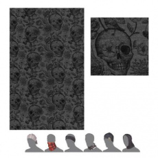 SENSOR TUBE MERINO IMPRESS šátek multifunkční černá/skulls SENSOR TUBE MERINO IMPRESS šátek multifunkční černá/skulls