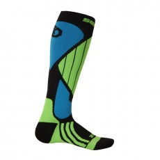 SENSOR PONOŽKY SNOW PRO MERINO černá/zelená/modrá Velikost: SENSOR PONOŽKY SNOW PRO MERINO černá/zelená/modrá Velikost: