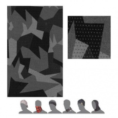 SENSOR TUBE MERINO IMPRESS šátek multifunkční černá/camo SENSOR TUBE MERINO IMPRESS šátek multifunkční černá/camo