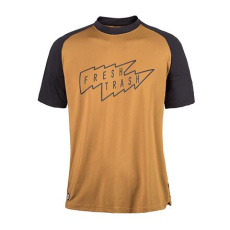 FT MEN'S HORIZON SHORT SLEEVE TEE GOLDEN/BLACK Velikost: S