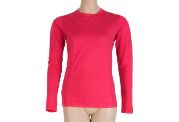 SENSOR MERINO ACTIVE dámské triko dl.rukáv magenta velikost