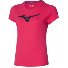 MIZUNO RB Logo tee/Rose Red / MIZUNO RB Logo tee/Rose Red /