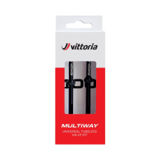 VITTORIA Multiway tubeless valve alloy black 80mm (2 pcs)