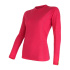 SENSOR MERINO ACTIVE dámské triko dl.rukáv magenta velikost