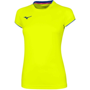 MIZUNO Core Short Sleeve Tee/Yellow Fluo/Royal