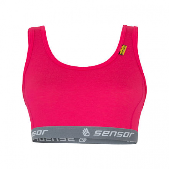 SENSOR MERINO ACTIVE dámská podprsenka magenta Velikost: