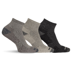 merrell ponožky MEA33505Q3B2 CHARH WOOL EVERYDAY QUARTER (3 packs) charcoal heather