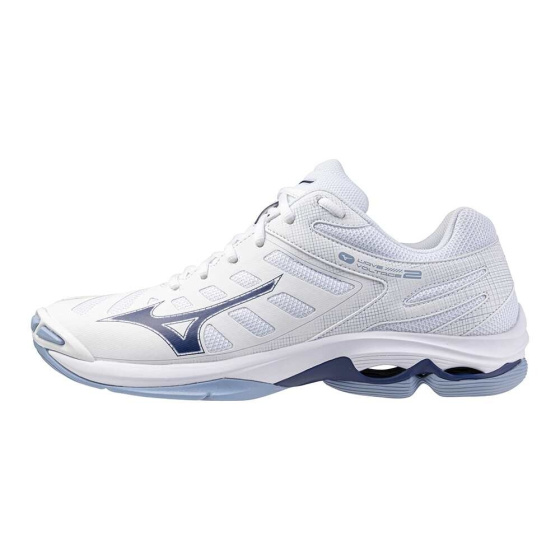 MIZUNO WAVE VOLTAGE 2(U) / White/BellwetherBlue/BelAirBlu /