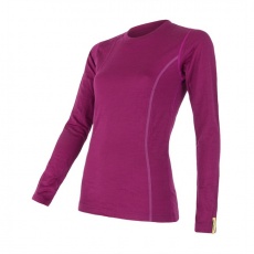 SENSOR MERINO ACTIVE dámské triko dl.rukáv lilla SENSOR MERINO ACTIVE dámské triko dl.rukáv lilla