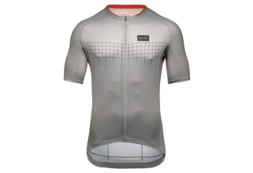 GORE Grid Fade Jersey 2.0 Mens lab gray/fireball L