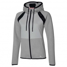 Mizuno Athletic Zip Hoody / Grey melange / Mizuno Athletic Zip Hoody / Grey melange /