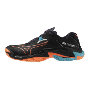 MIZUNO WAVE LIGHTNING Z8(U) / Black/Neon Flame/Peacock Blue /