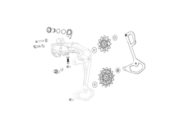 11.7518.110.005 - SRAM RD CAGE ASSY KIT RIVAL XPLR AXS E1