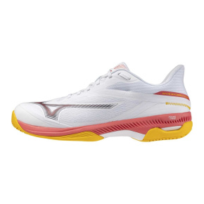 MIZUNO WAVE EXCEED COURT AC(M) / White/Calypso Coral/Citrus