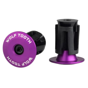 WOLF TOOTH koncovky BARPLUG aluminium/Ultraviolet Purple