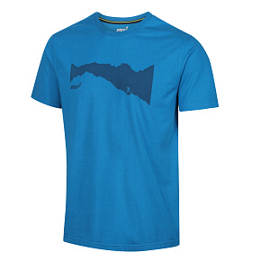 INOV8 GRAPHIC TEE "Ridge" M blue INOV8 GRAPHIC TEE "Ridge" M blue