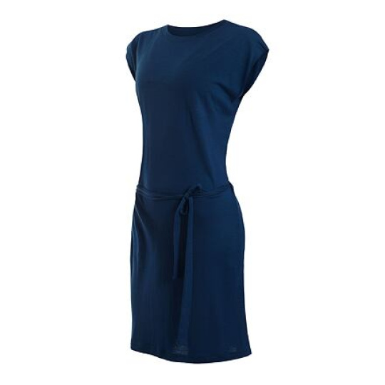 SENSOR MERINO ACTIVE dámské šaty deep blue Velikost: