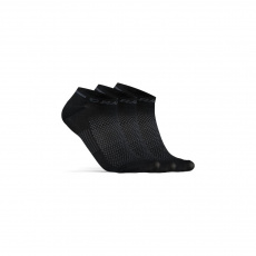 Ponožky CRAFT CORE Dry Shaftless 3-pack Black
