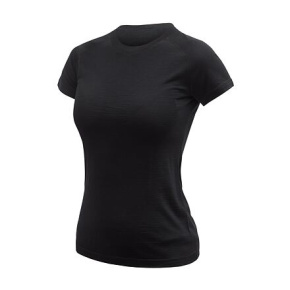 SENSOR MERINO ACTIVE NO LOGO dámské triko kr.rukáv černá velikost S