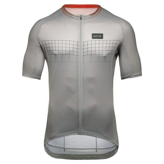 GORE Grid Fade Jersey 2.0 Mens lab gray/fireball L