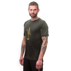 SENSOR MERINO AIR PT EARTH pánské triko kr.rukáv olive green Velikost: SENSOR MERINO AIR PT EARTH pánské triko kr.rukáv olive green Velikost: