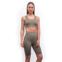 SENSOR INFINITY ECO dámské legíny biker shorts stone grey velikost
