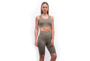 SENSOR INFINITY ECO dámské legíny biker shorts stone grey velikost