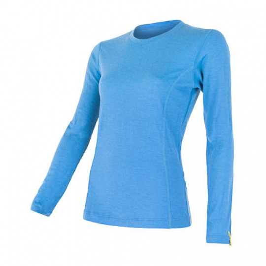 SENSOR MERINO ACTIVE dámské triko dl.rukáv modrá Velikost: