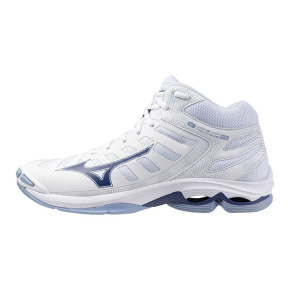MIZUNO WAVE VOLTAGE 2 MID(U) / White/BellwetherBlue/BelAirBlu /