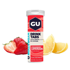GU Hydration Drink Tabs 54 g Strawberry Lemonade EXP 08/23 Expirace 08/23