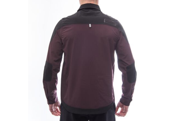 FT MEN'S RIDER LONG SLEEVE SHIRT WINE RED/BLACK velikost