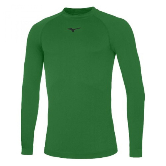 MIZUNO Core Long Sleeve Underwear / Green/Black