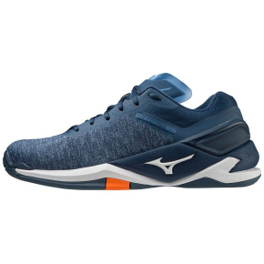 MIZUNO WAVE STEALTH NEO / Dark Denim / White  / Blue Jasper