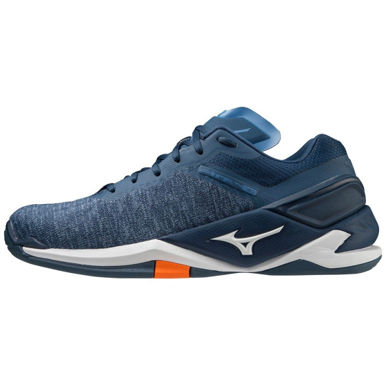 MIZUNO WAVE STEALTH NEO / Dark Denim / White  / Blue Jasper