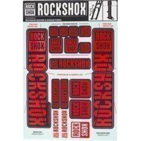 11.4318.003.518 - ROCKSHOX DECAL KIT 35MM DC OXY RED