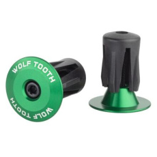 WOLF TOOTH koncovky BARPLUG aluminium/zelená WOLF TOOTH koncovky BARPLUG aluminium/zelená