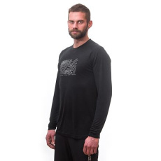 SENSOR MERINO AIR PT LOCATE pánské triko dl.rukáv černá Velikost: SENSOR MERINO AIR PT LOCATE pánské triko dl.rukáv černá Velikost: